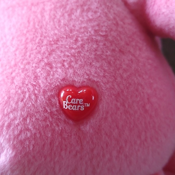 Care Bear 2002 plush stuffed animal VINTAGE LOVE A LOT BEAR - Picture 3 of 14
